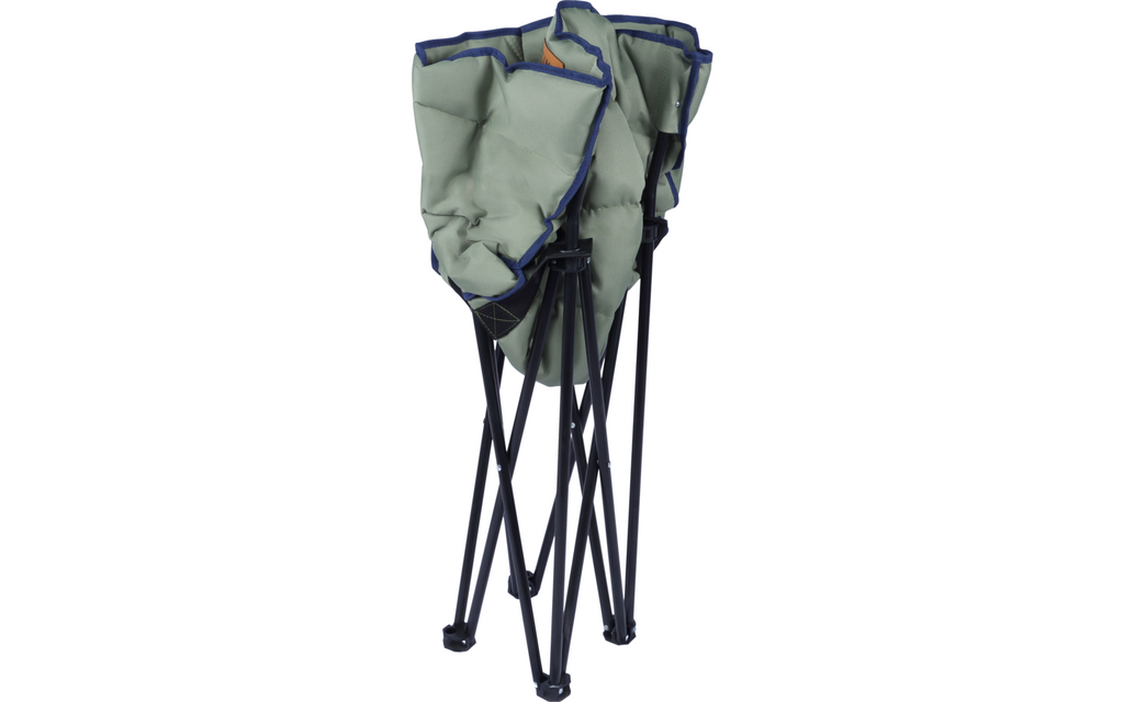 Campingstol Asana sammenleggbar resirkulert polyester 120 kg montert utendørs