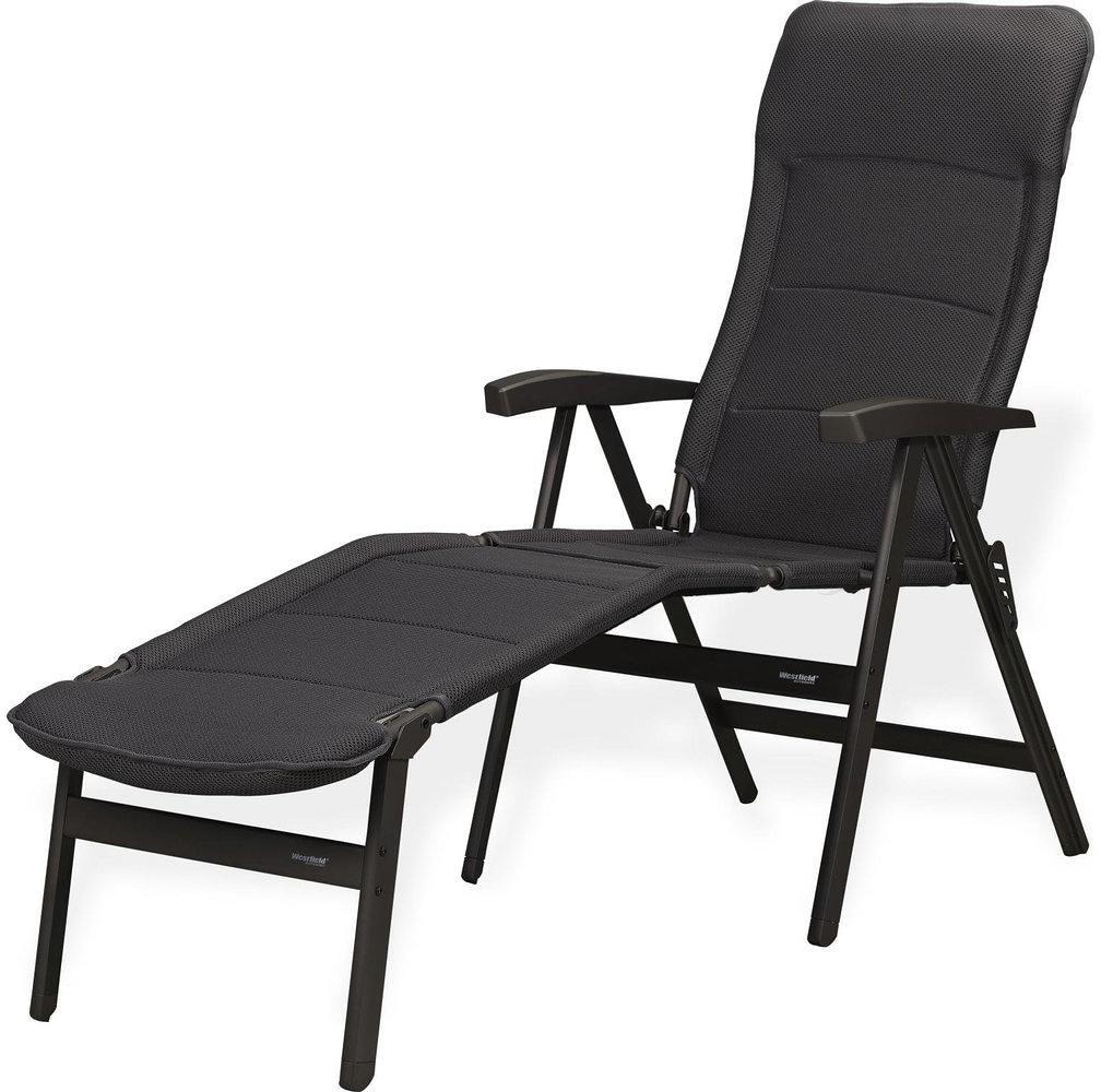 Campingstol Avantgarde Noblesse AVH 101 med benstøtte forfra