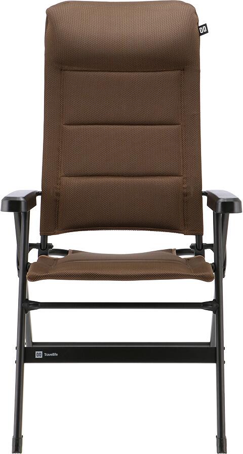 Campingstol Barletta Comfort justerbart ryggstø aluminium bakside