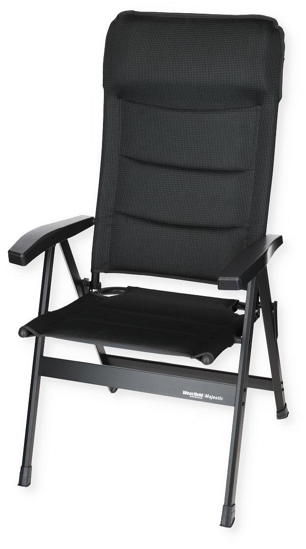 Campingstol Be Smart Majestic aluminium bakside