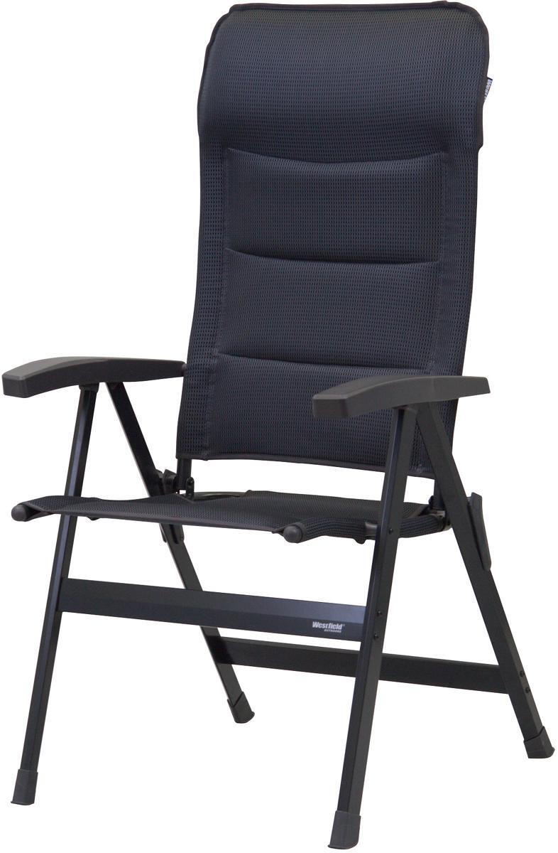 Campingstol Be Smart Majestic aluminium detalj av stoff