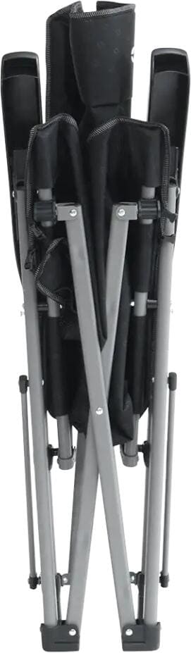 Campingstol Campo Recliner justerbar montert med drikkeholder