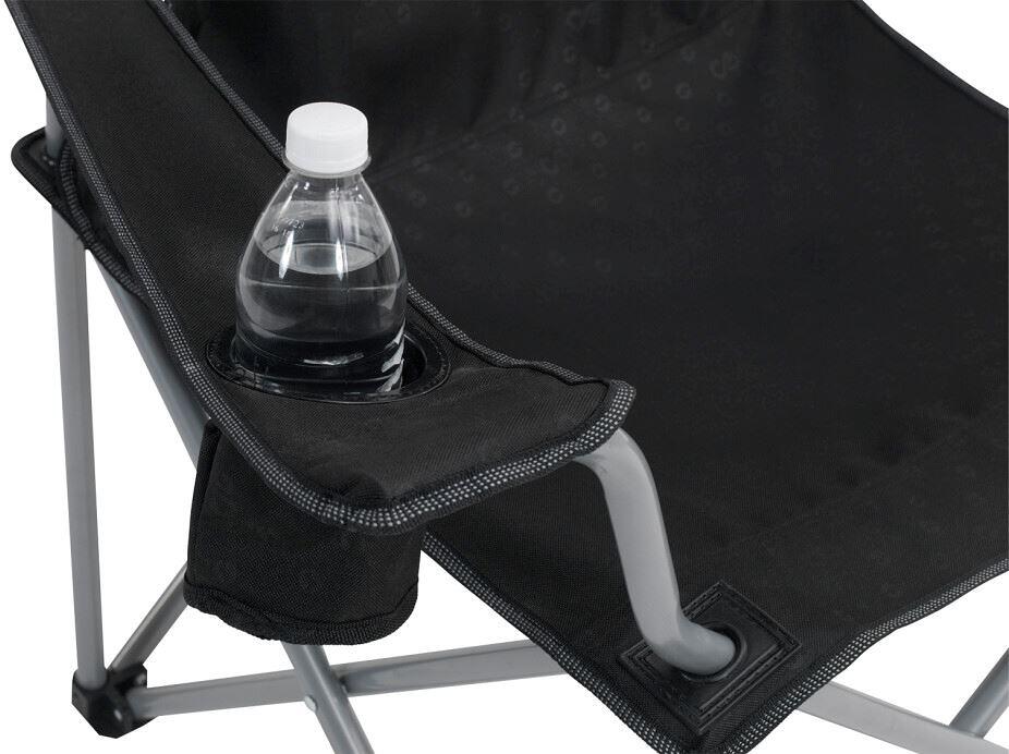 Campingstol Catamarca XL 2-pack detalj av koppholder og armlener