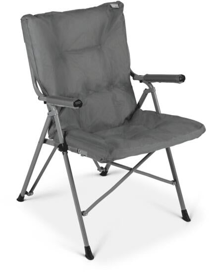 Campingstol Chief 61x70x96 cm stålramme antrasitt for camping