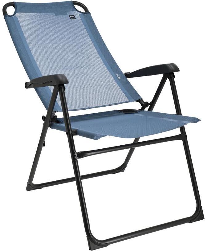 Detalj av stoff på Campingstol Como justerbart ryggstø aluminium 4,6 kg