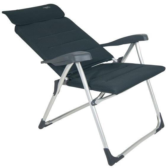 Detalj av stoff og hodepute på Campingstol Compact AA/213-AEC