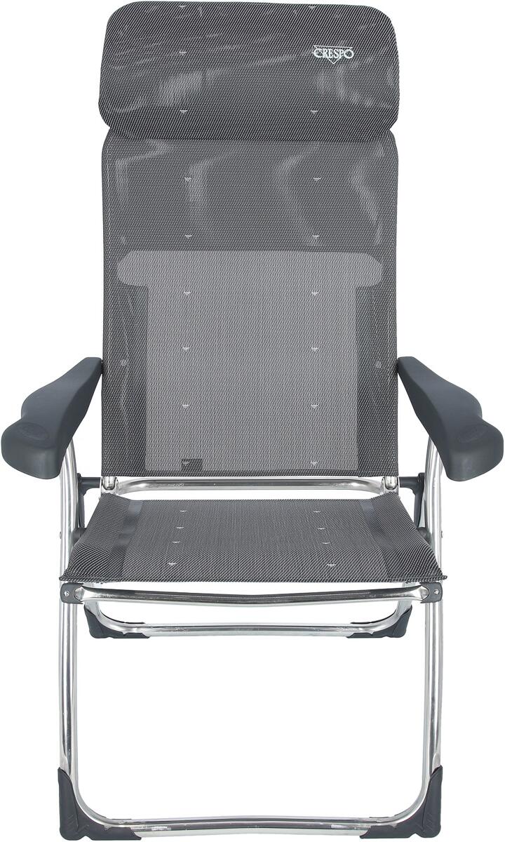 Campingstol Compact AL/215-C antrasitt forfra