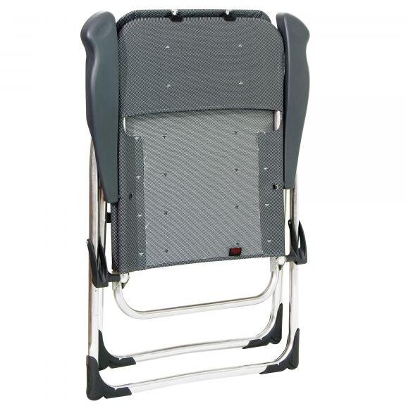 Detalj av aluminiumramme på Campingstol Crespo AL/213 Compact