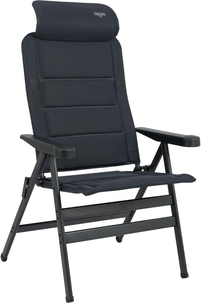 Campingstol Crespo AP/241-ADC XXL grå forfra