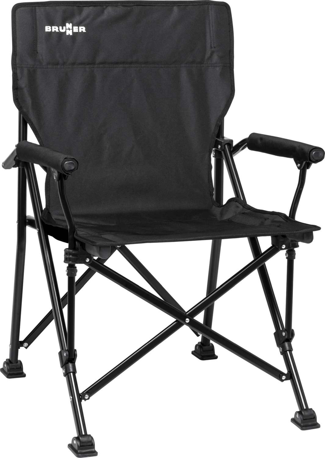 Campingstol Cruiser klappbar stålramme 110 kg 48 cm sitthøyde foran