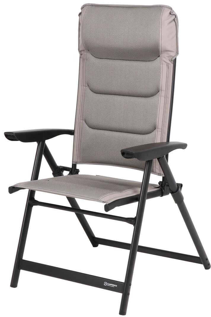Campingstol Evolution 7-pos ryggstøtte aluminium 120 kg detalj av ramme