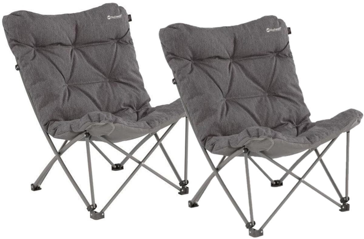 Campingstol Fremont Lake 2-pack forfra grå