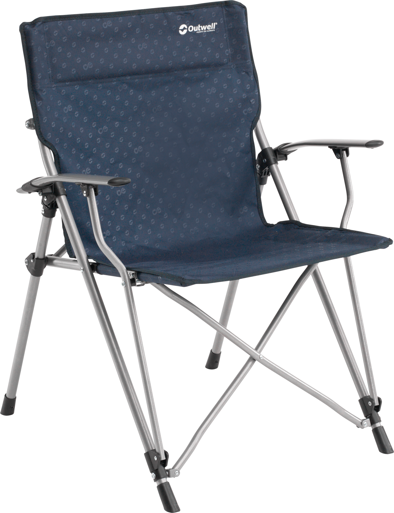 Campingstol Goya Night Blue sammenleggbar med stålramme