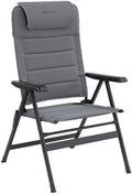 Campingstol Grand Canyon 200 kg aluminiumsramme grå forfra