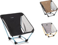 Campingstol Ground Chair lav sitthøyde 22 cm 640 g Helinox sett forfra