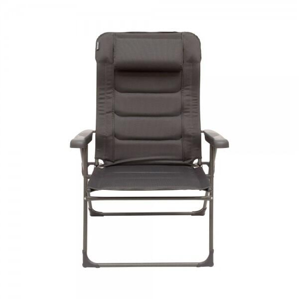 Campingstol Hampton Grande DLX Chair bakside og ramme detalj