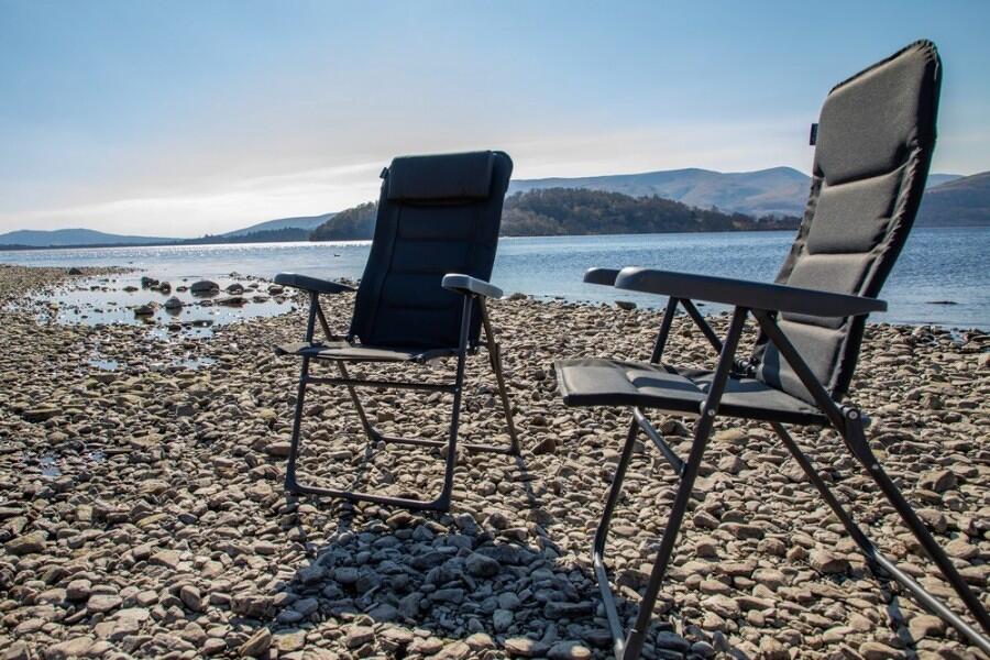Campingstol Hampton Tall med høy rygg justerbar posisjon