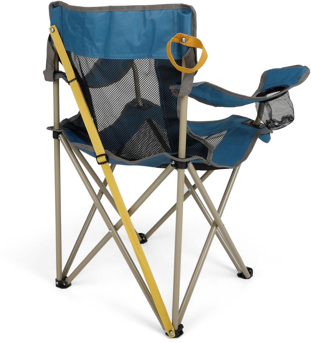 Detalj av ventilert rygg på Campingstol Isla Streamair