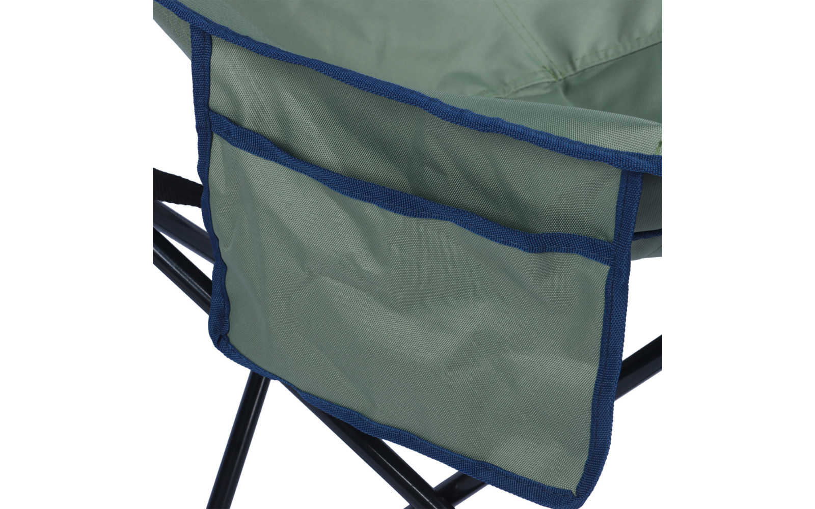 Campingstol Laja sammenleggbar resirkulert polyester 120 kg bakside