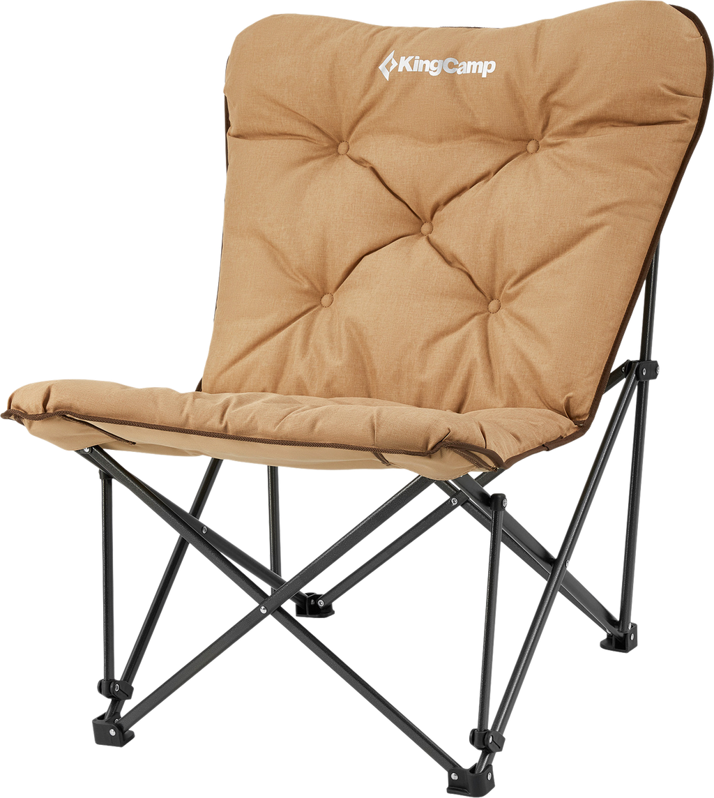 Campingstol Lindon Relax lounge chair beige forfra