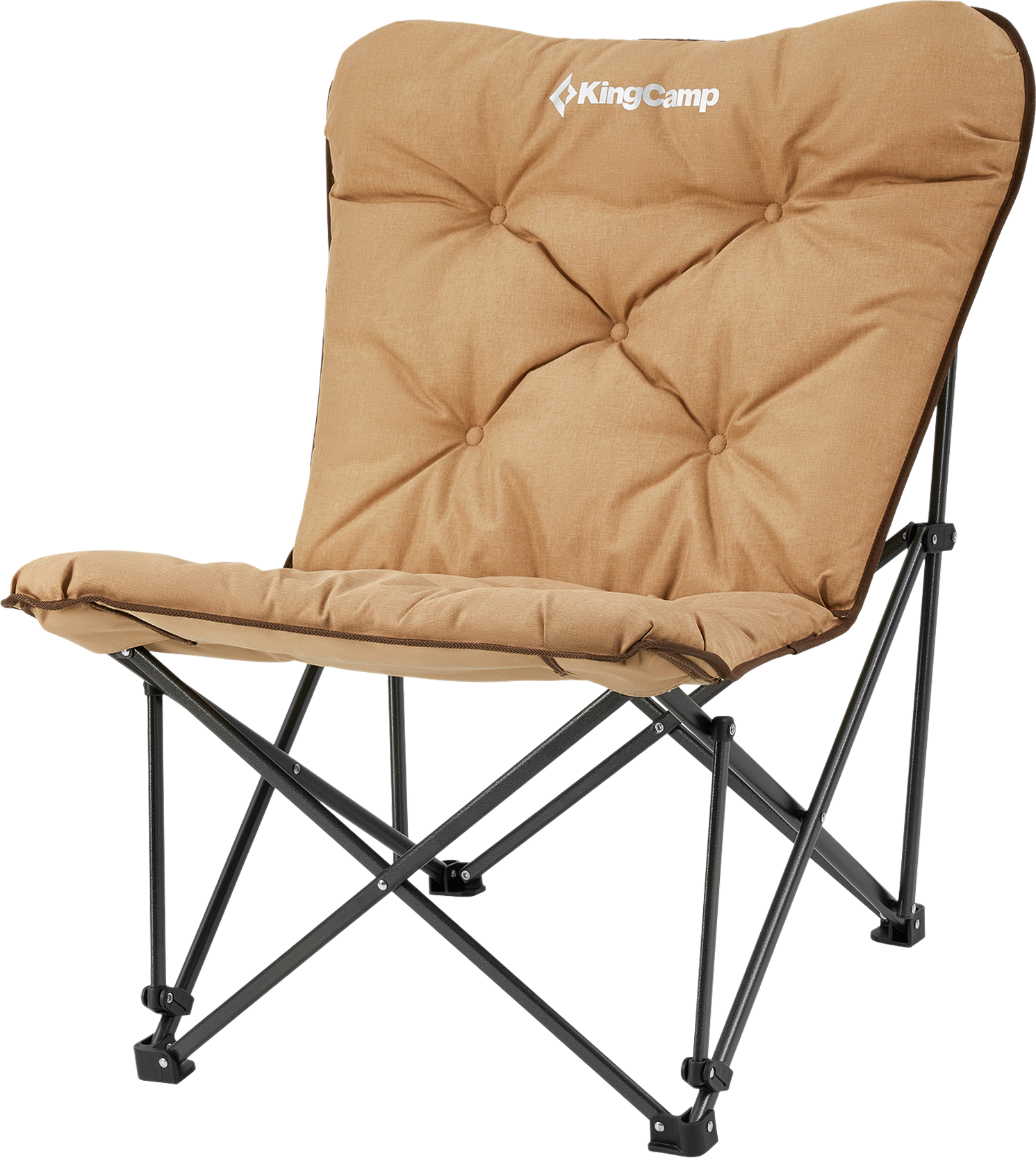 Campingstol Lindon Relax lounge chair beige forfra