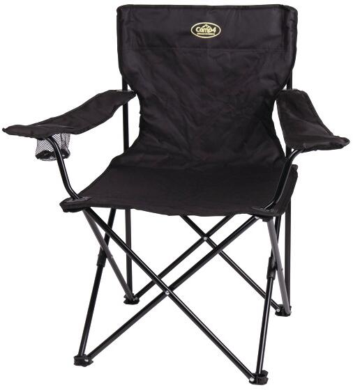 Campingstol Mahalo sammenleggbar svart front