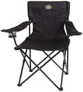 Campingstol Mahalo sammenleggbar svart front