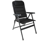 Campingstol Malaga Breeze Plus med nakkestøtte forfra