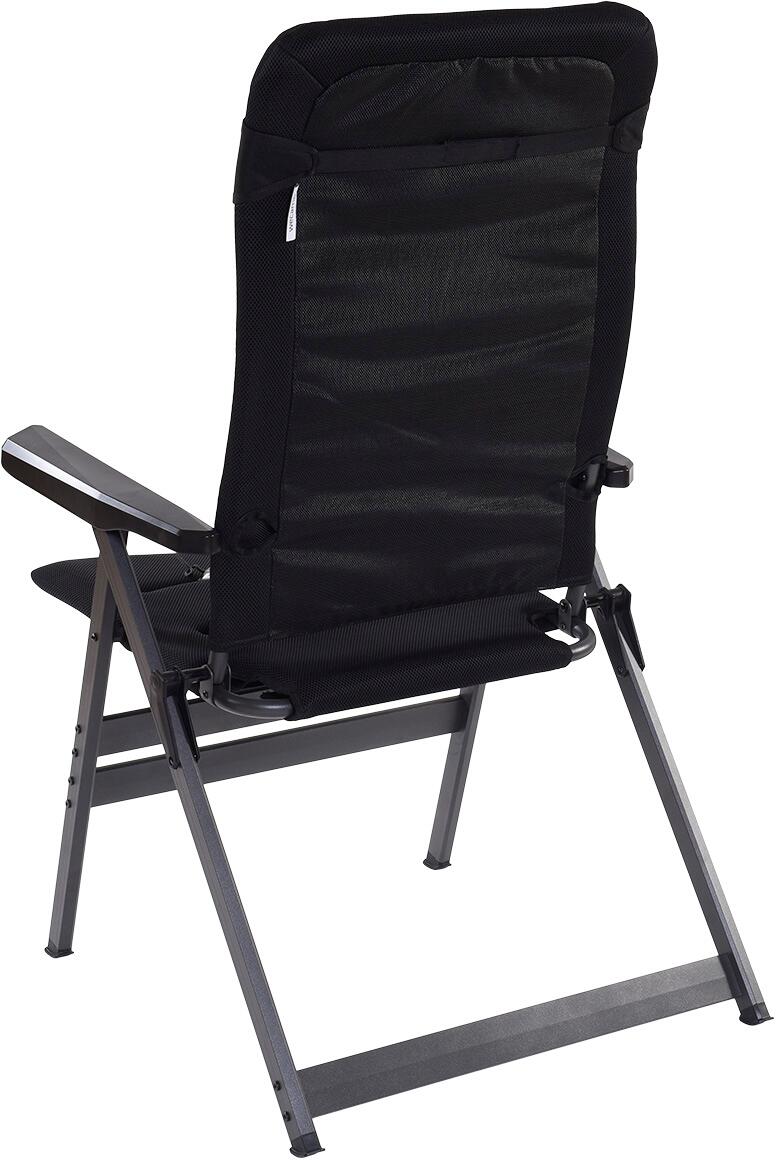 Campingstol Merlin XL svart bakside
