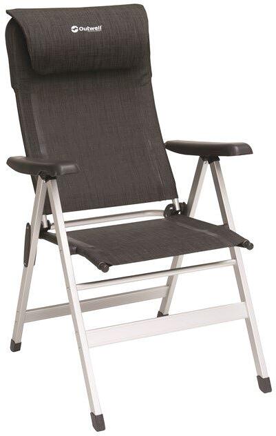 Campingstol Milton 7 posisjoner forfra