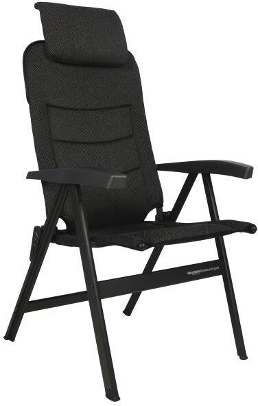 Detalj av DuraDore 3D Soft-Mesh materiale på Campingstol Noblesse Ergofit 150 kg