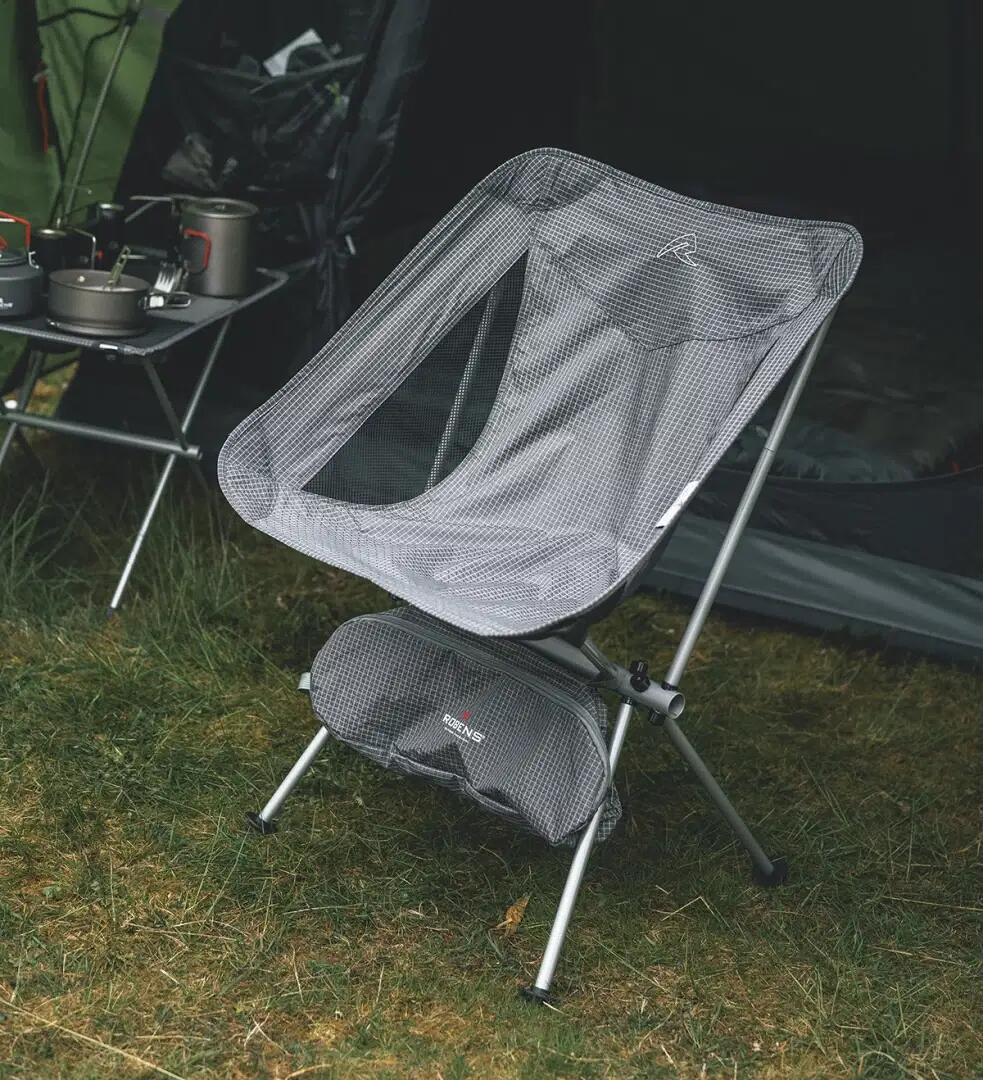 Bred fot på Campingstol Pilgrim Base Camp Robens for stabilitet