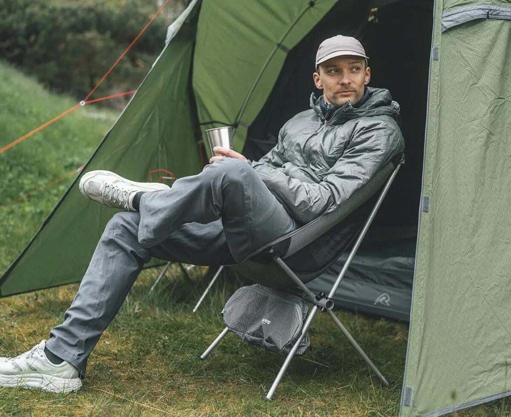 Campingstol Pilgrim Base Camp Robens sidefeste for flaskeholder