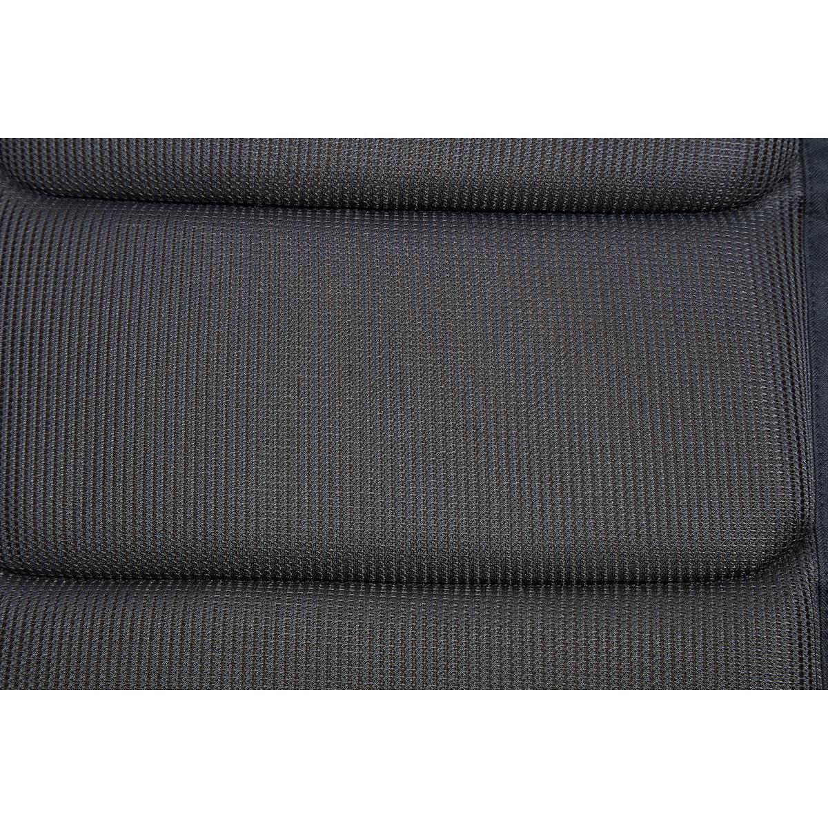 Campingstol Premium black 7-trinns justerbar bakside