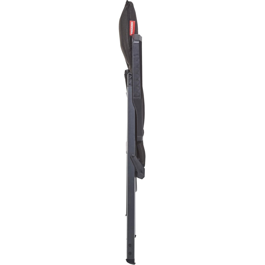 Campingstol Premium black 7-trinns justerbar detalj av mesh-stoff