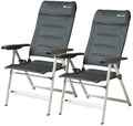 Campingstol Presto 3D Mesh 2-pack antrasitt forfra