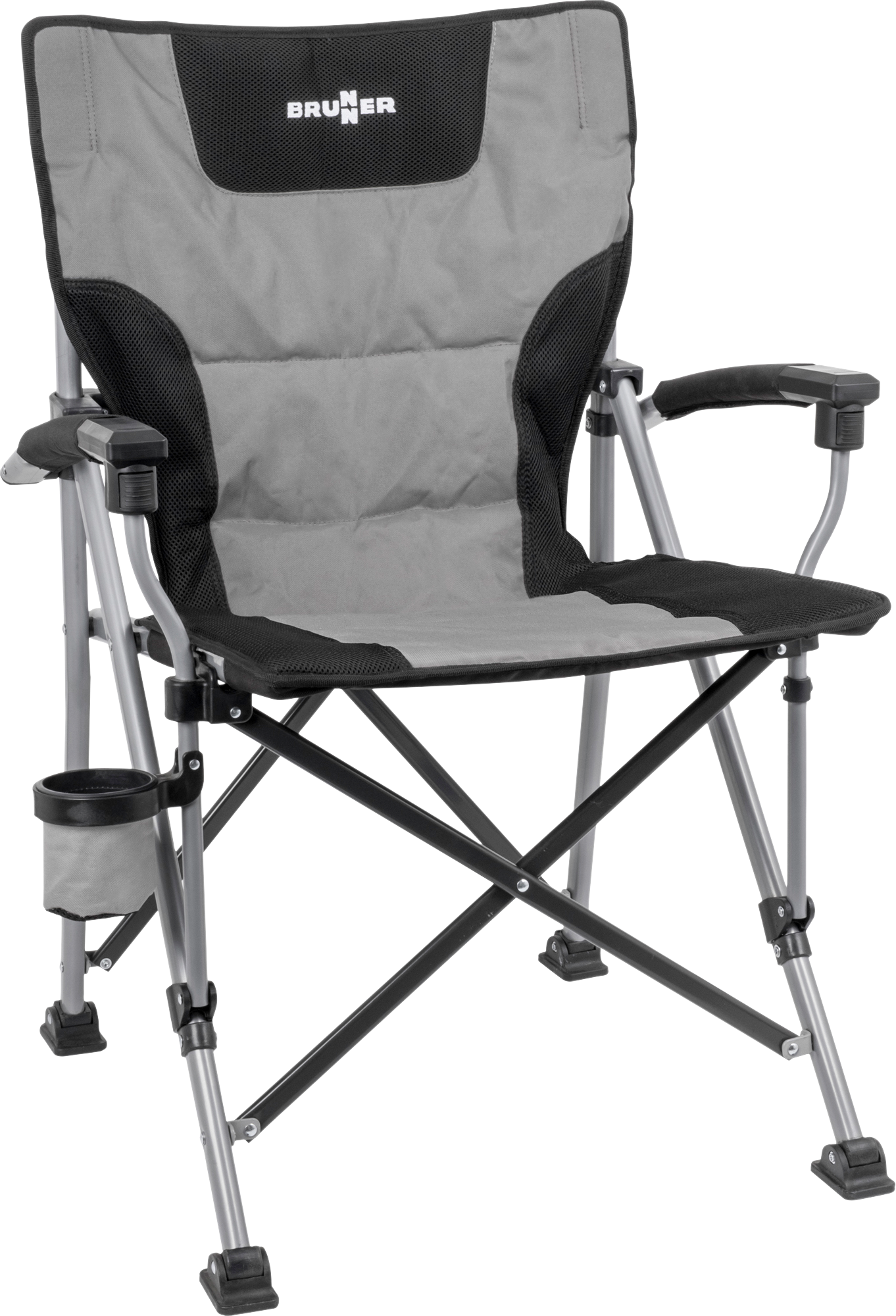 Campingstol Raptor Compack sammenleggbar stålramme 120 kg forfra