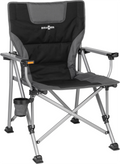 Campingstol Raptor Jackofall, klappbar, grå forfra