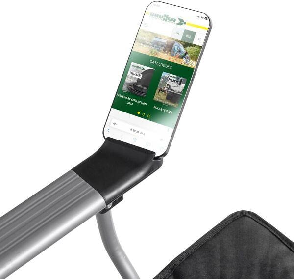 Detalj av armlener med drikkeholder på Campingstol Raptor Jackofall