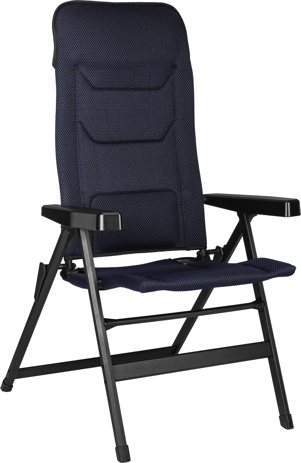 Campingstol Rebel Pro Medium 5-pos. aluminium 150 kg mørkeblå