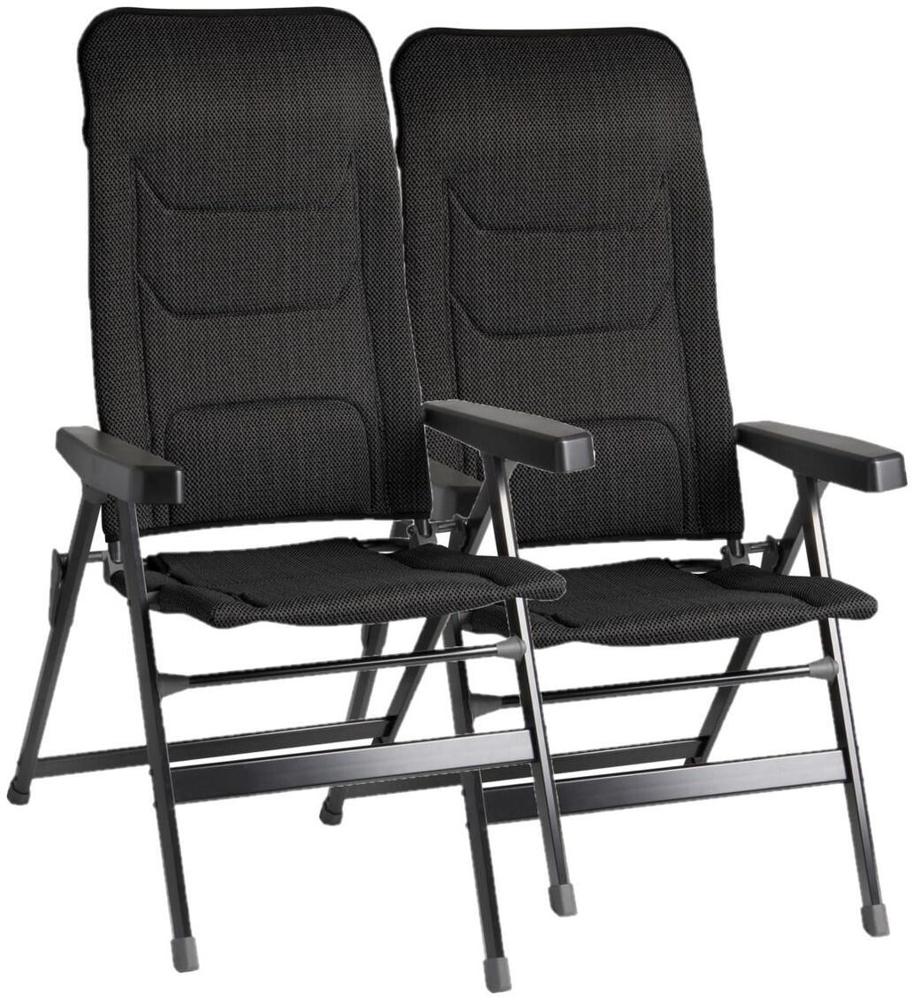 Campingstol Rebel Pro sett 2-pack 150 kg aluminium forfra