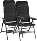 Campingstol Rebel Pro sett 2-pack 150 kg aluminium forfra