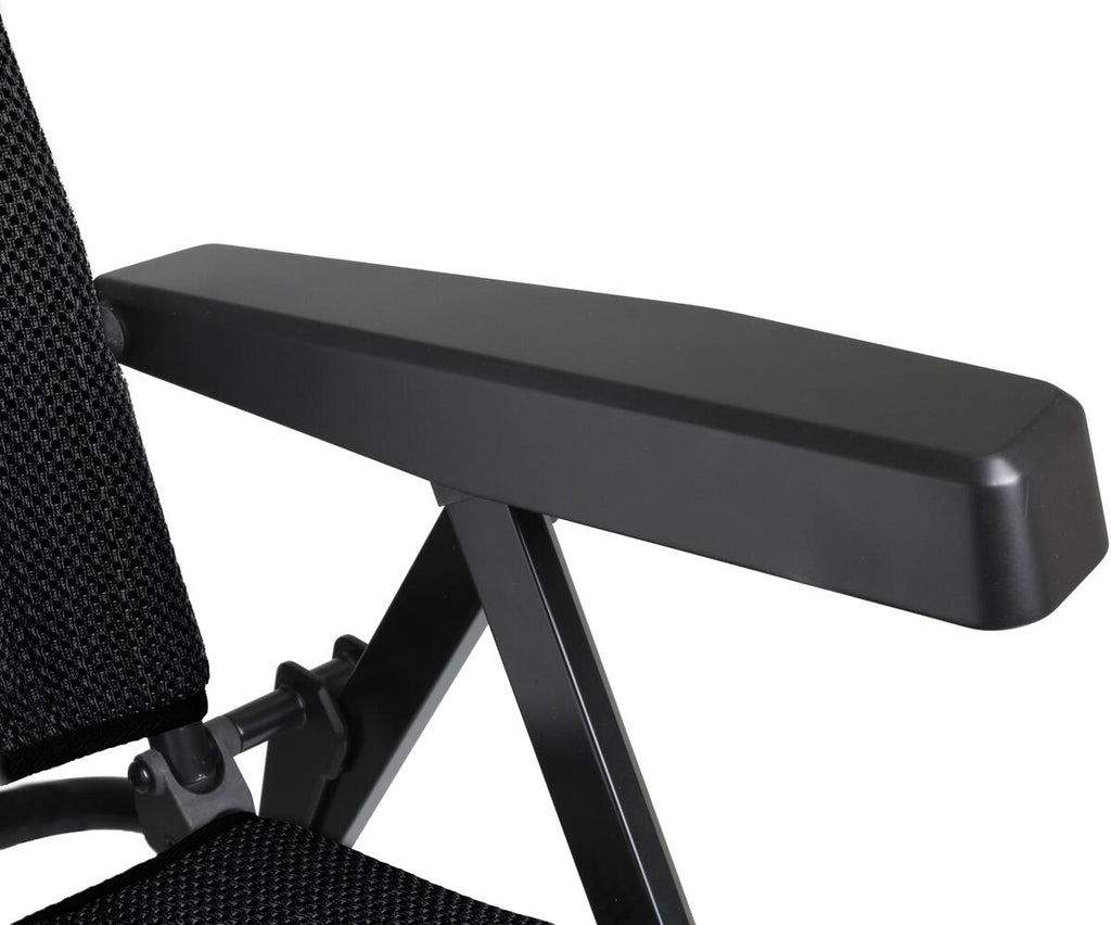 Nærbilde av stoff på Campingstol Rebel Pro sett 2-pack 150 kg aluminium