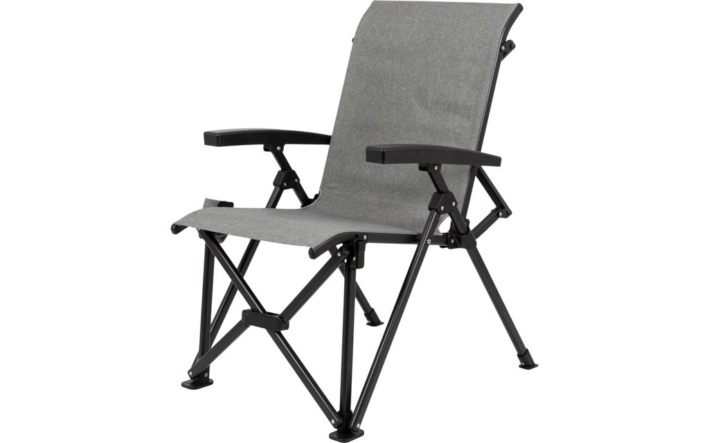 Campingstol Reid klappbar aluminium med kopp­holder 130 kg detalj av koppholder