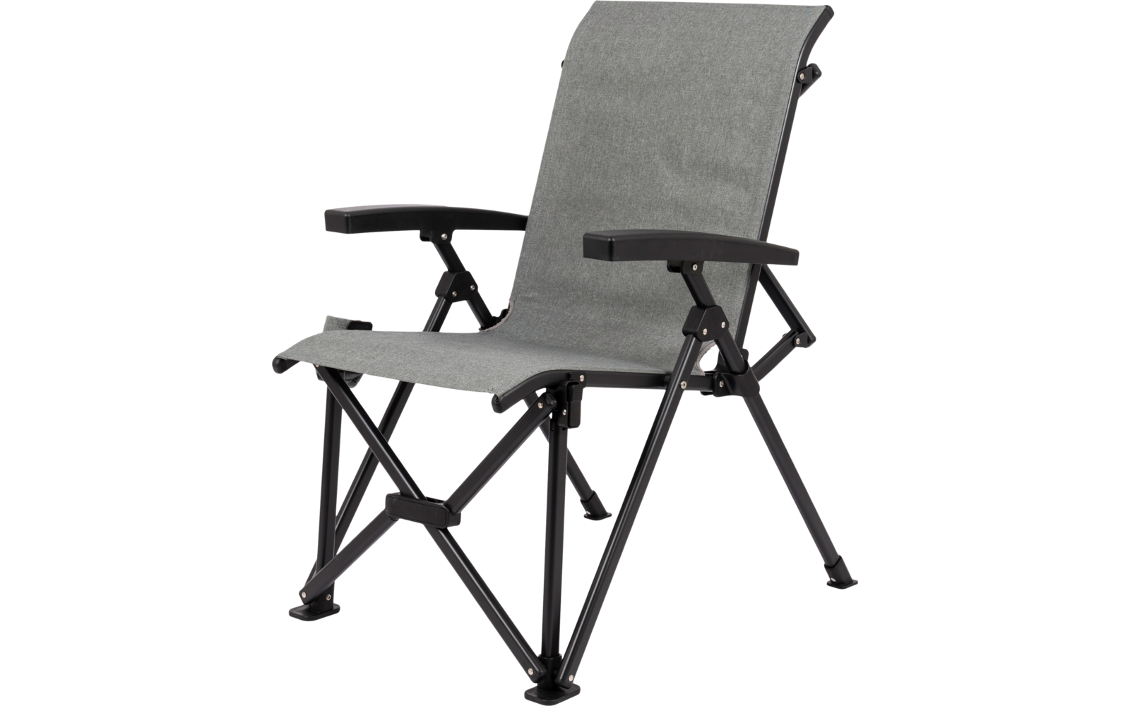 Campingstol Reid klappbar aluminium med kopp­holder 130 kg detalj av koppholder