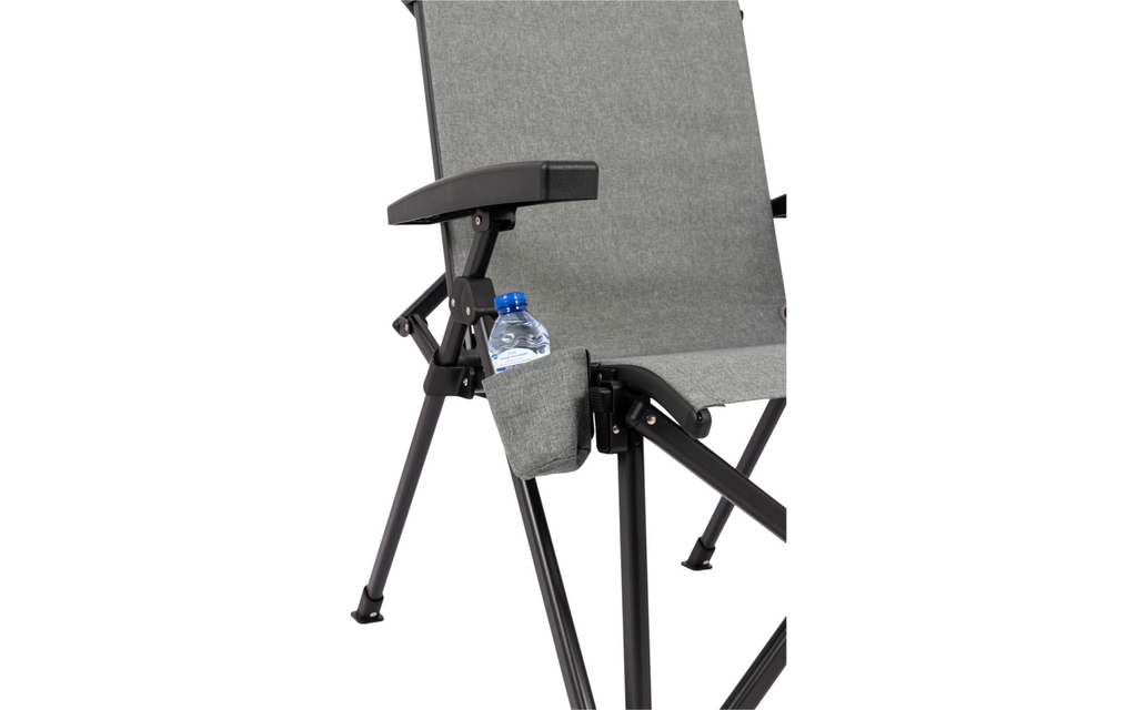 Campingstol Reid klappbar aluminium med kopp­holder 130 kg bæreveske inkludert