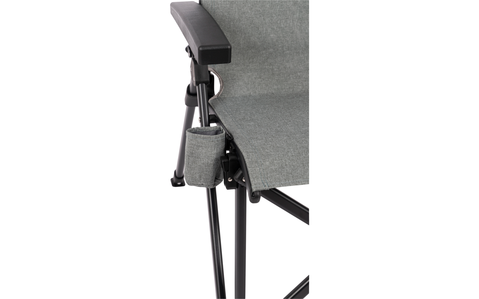 Campingstol Reid klappbar aluminium med kopp­holder 130 kg pakket i transportpose