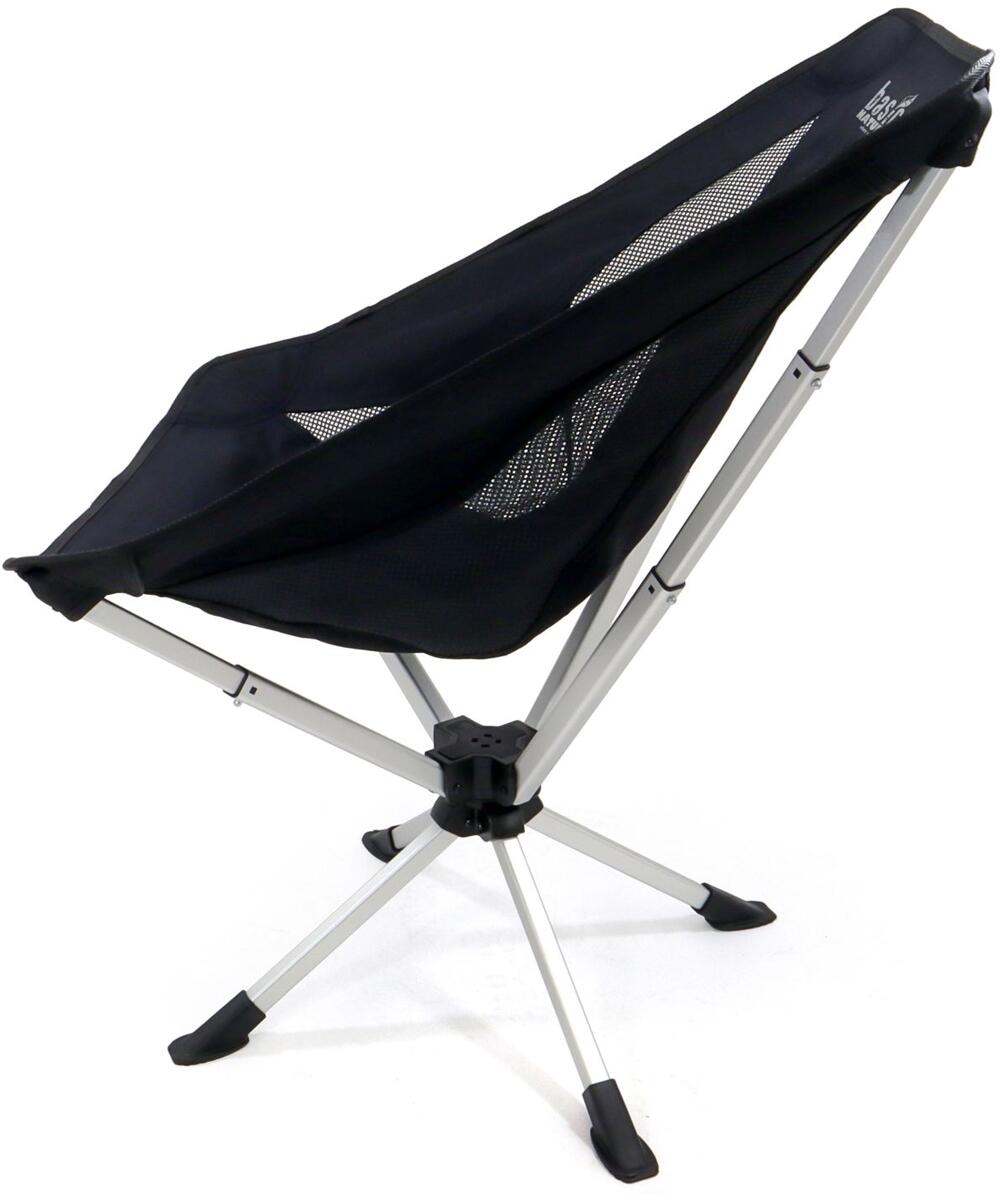 Detaljbilde av Campingstol Relax 360 svingbar 150 kg svart