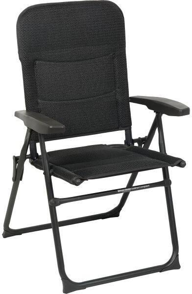 Campingstol Salina Compact forfra med justerbar rygg