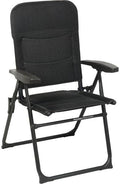 Campingstol Salina Compact forfra med justerbar rygg